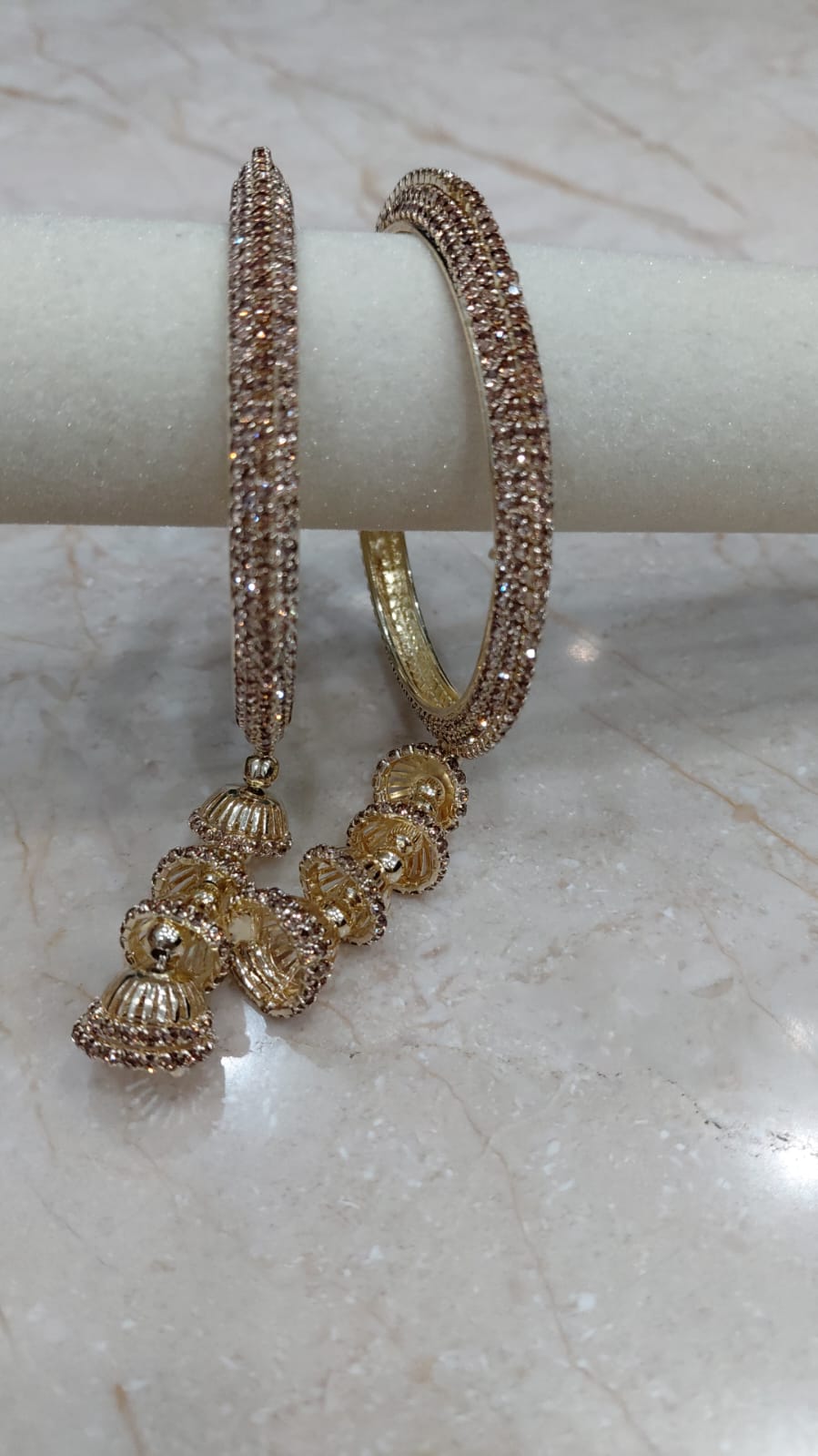 Dangling Jhumka Bangles – Set of 2