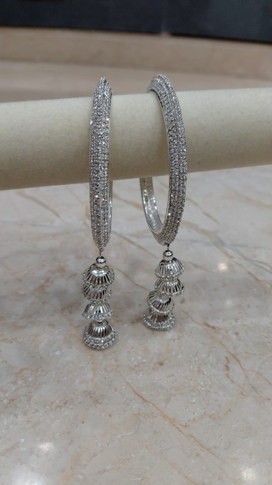 Dangling Jhumka Bangles – Set of 2