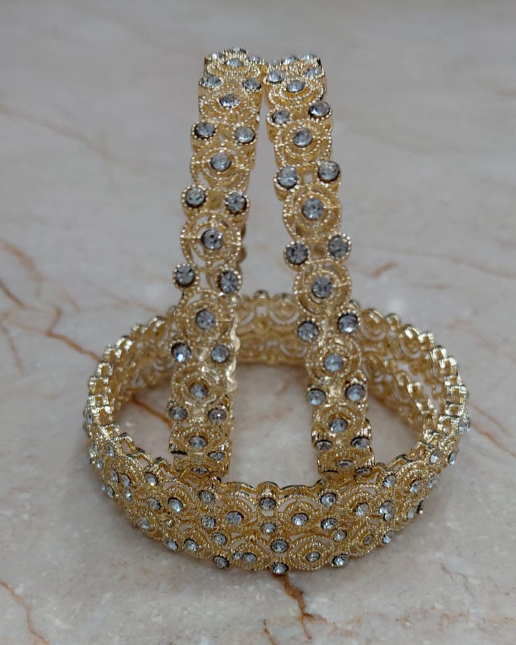 Sparkle Cut Bangles – Set of 4