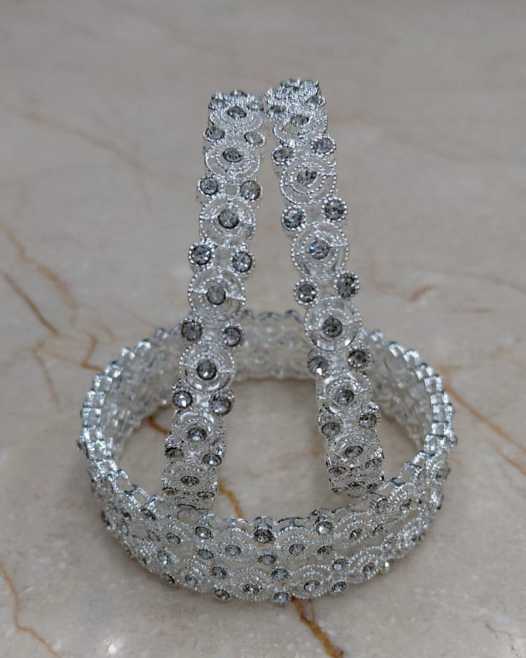 Sparkle Cut Bangles – Set of 4