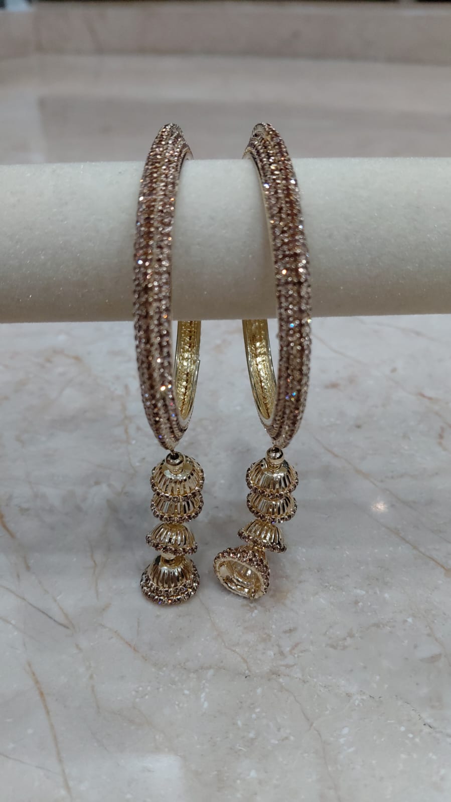 Dangling Jhumka Bangles – Set of 2